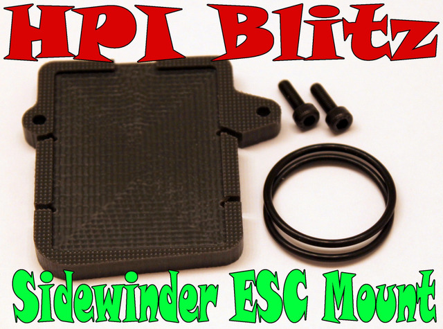 Mount for Sidewinder ESC in HPI Blitz